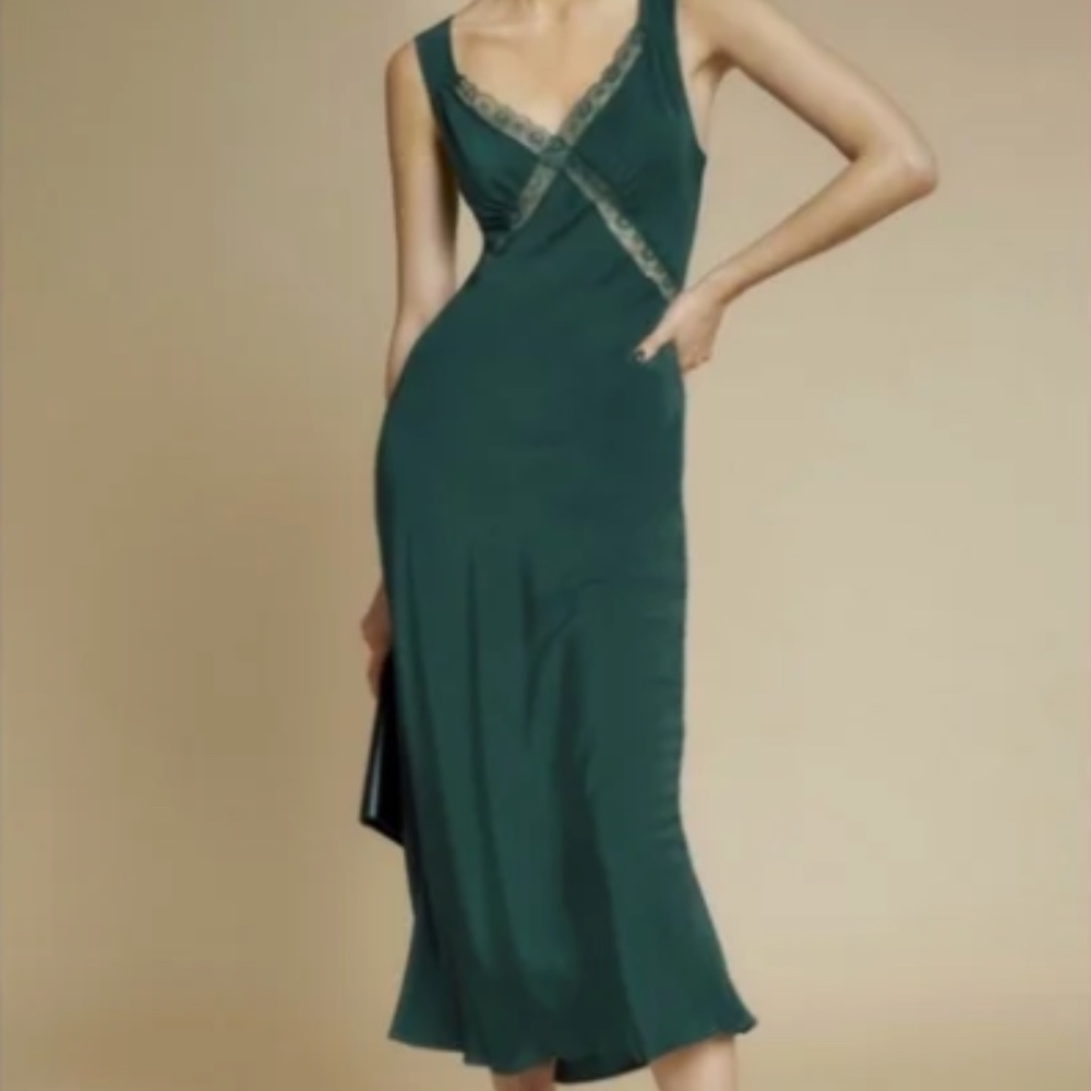 Reformation Provence Silk Lace Dress sz. Medium